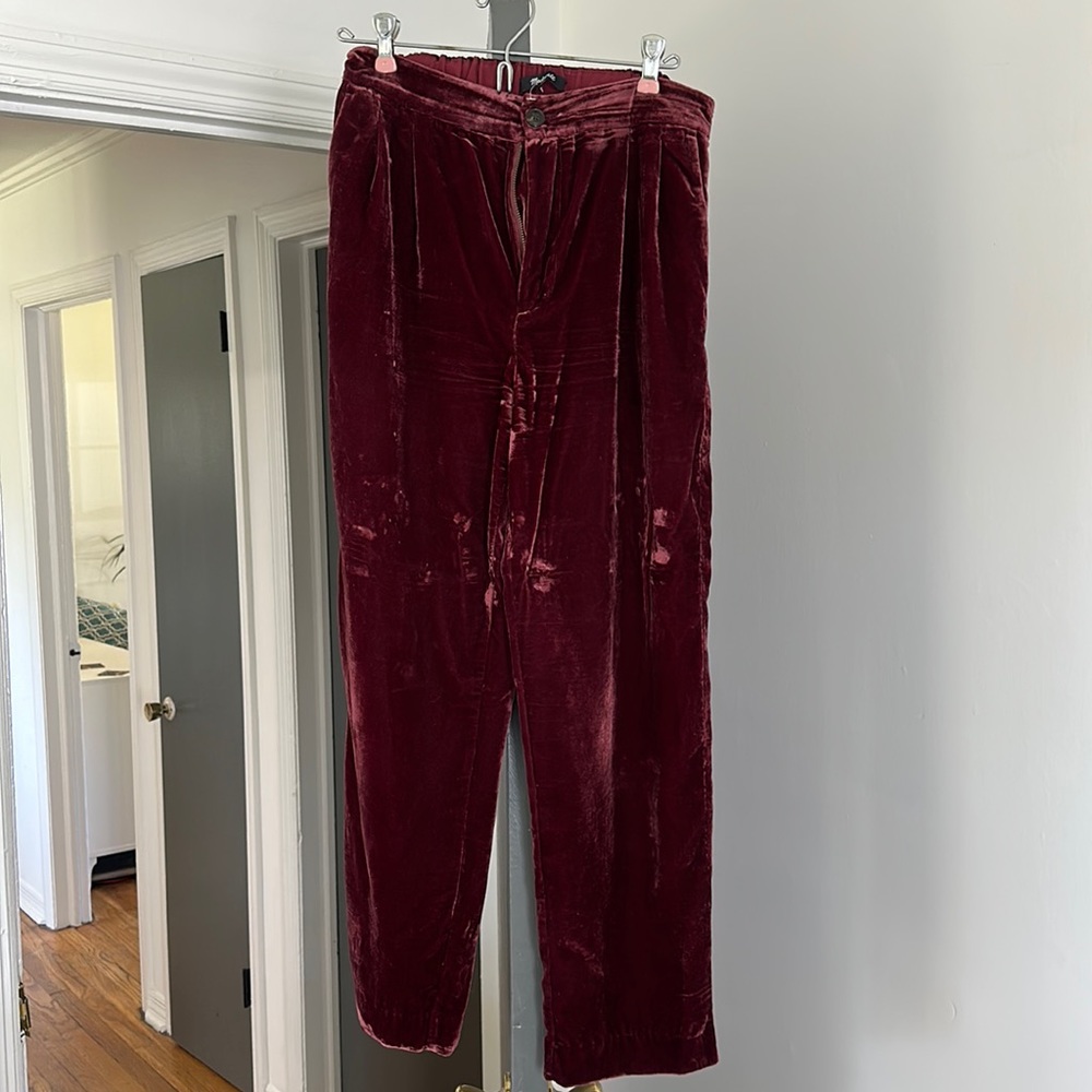 Madewell Velvet Pants